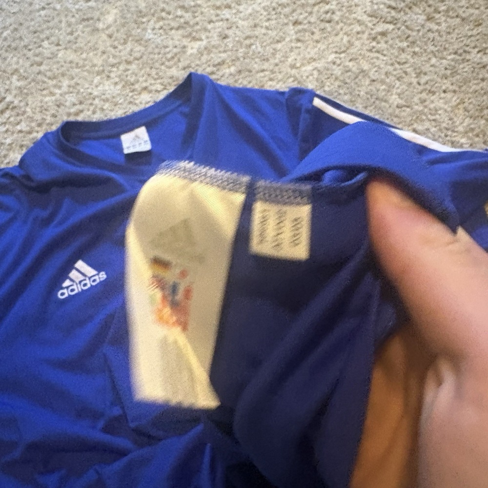 Vintage 200s Y2K Duke Blur Devils Soccer Jersey Men's XL Adidas 3 Stripes - Picture 6 of 8